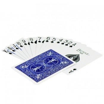 Kosmetinis defektas Bicycle Rider Standard pokerio kortos (Mėlynos)